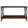 Elegant Smoked Oak Coffee Table - 80x50x45 cm