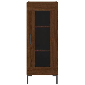 Highboard Brown Oak - Stylish Storage Solution | Hipo Market