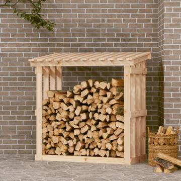 Solid Wood Firewood Rack - 108x64.5x109 cm | HipoMarket