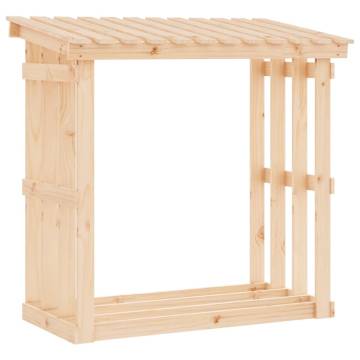 Solid Wood Firewood Rack - 108x64.5x109 cm | HipoMarket