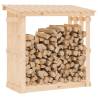 Solid Wood Firewood Rack - 108x64.5x109 cm | HipoMarket