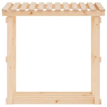 Solid Wood Firewood Rack - 108x64.5x109 cm | HipoMarket