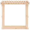 Solid Wood Firewood Rack - 108x64.5x109 cm | HipoMarket