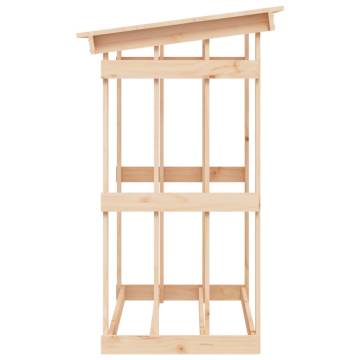 Solid Wood Firewood Rack - 108x64.5x109 cm | HipoMarket