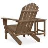 Garden Adirondack Chair & Table - Solid Fir Wood Brown