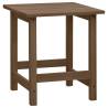 Garden Adirondack Chair & Table - Solid Fir Wood Brown