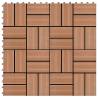 22 pcs WPC Decking Tiles 30x30 cm - Durable & Water-Resistant