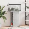 Aquarium Stand Concrete Grey 60.5x36x72.5 cm Engineered Wood Colour concrete grey Size 60.5 x 36 x 72.5 cm 