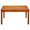 Stylish Garden Coffee Table - Solid Acacia Wood 85x85x45 cm