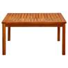 Stylish Garden Coffee Table - Solid Acacia Wood 85x85x45 cm