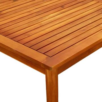 Stylish Garden Coffee Table - Solid Acacia Wood 85x85x45 cm