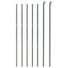 Wire Mesh Fence with Spike Anchors - Green 1.8x10 m