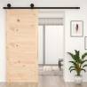 Barn Door 90x1.8m Solid Wood Pine - Space-Saving Design