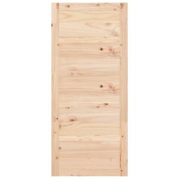 Barn Door 90x1.8m Solid Wood Pine - Space-Saving Design