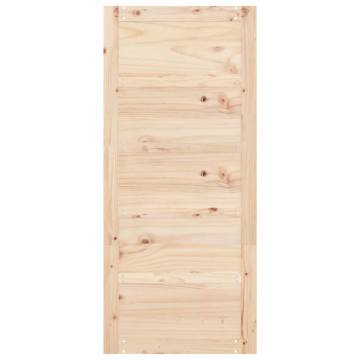 Barn Door 90x1.8m Solid Wood Pine - Space-Saving Design