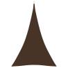 Sunshade Sail Oxford Fabric Triangular 5x6x6 m Brown Colour brown Size 5 x 6 x 6 m Quantity in Package 1 