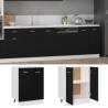 Bottom Cabinet Black 60x46x81.5 cm | Stylish Kitchen Storage