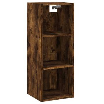 Highboard Smoked Oak 34.5x32.5x180 cm | Stylish Storage Solution