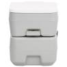 Portable Camping Toilet Grey & White 20+10 L HDPE - HipoMarket