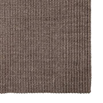 Sisal Rug for Scratching Post Brown 80x250 cm | Hipo Market