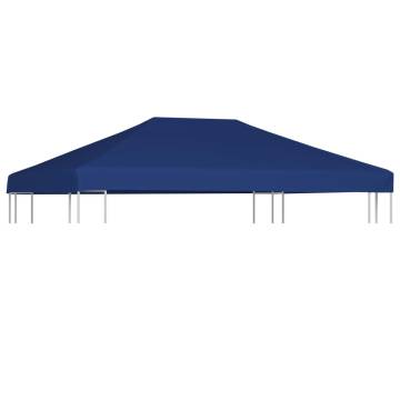 Gazebo Top Cover 310 g/m² 4x3 m Blue - Durable & Water Resistant