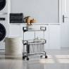 Aluminium Storage Trolley 59x20x75 cm - Organise with Ease