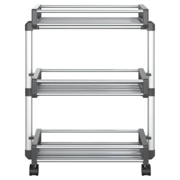 Aluminium Storage Trolley 59x20x75 cm - Organise with Ease