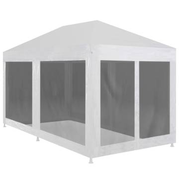 Party Tent with 6 Mesh Sidewalls 6x3 m - Outdoor Events
