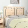 Bed Headboard 140.5x4x100 cm Solid Pine Wood Colour natural Size 140.5 x 100 cm Quantity in Package 1 