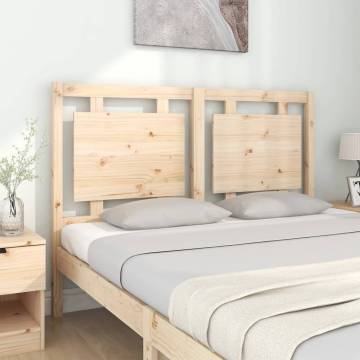 Stylish Solid Pine Bed Headboard 140.5x100 cm - Rustic Charm