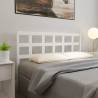 Bed Headboard White 145.5x4x100 cm Solid Wood Pine Colour white Size 145.5 x 100 cm Quantity in Package 1 