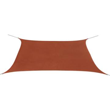 Terracotta Sunshade Sail - Oxford Fabric 2x4 m | HipoMarket