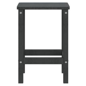 Garden Adirondack Table Anthracite 38x38x46 cm HDPE