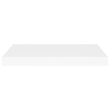 Floating Wall Shelf White 60x23.5cm - Stylish Home Decor