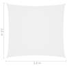 Sunshade Sail Oxford Fabric 3.6x3.6m - White | HipoMarket