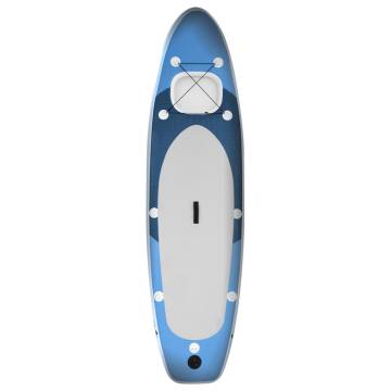 Inflatable Stand Up Paddle Board Set - Sea Blue 300x76 cm