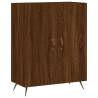 Elegant Highboard in Brown Oak - 69.5x34x180 cm