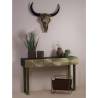 HSM Collection Decorative Buffalo Head - Gold 80x10x80 cm