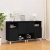 Sideboards 2 pcs Black 60x35x70 cm Engineered Wood Colour black Quantity in Package 2 