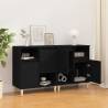 Modern Black Sideboards - Set of 2 | 60x35x70 cm