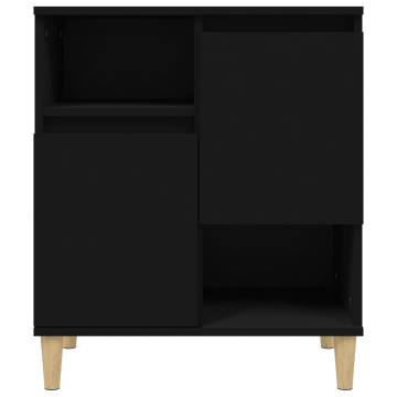 Modern Black Sideboards - Set of 2 | 60x35x70 cm