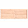 Untreated Solid Wood Bathroom Countertop 160x50 cm | HipoMarket