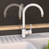 EISL DIZIANI White-Chrome Kitchen Mixer Tap - Modern & Reliable