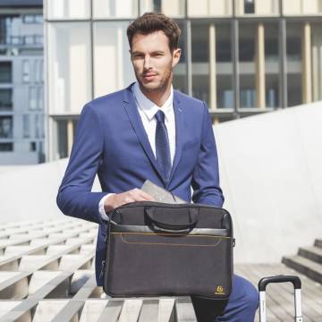 Exacompta Exactive Laptop Briefcase - Stylish & Efficient