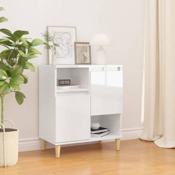 High Gloss White Sideboard - Stylish Storage Solution