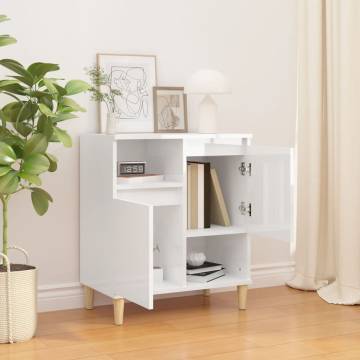 High Gloss White Sideboard - Stylish Storage Solution