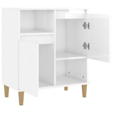 High Gloss White Sideboard - Stylish Storage Solution