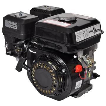 6.5HP 4.8kW Black Petrol Engine - Versatile Power Solution