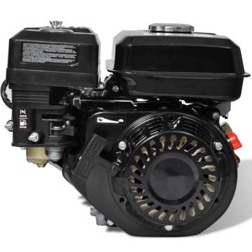 6.5HP 4.8kW Black Petrol Engine - Versatile Power Solution