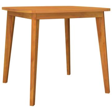 Garden Table 85x85 cm Solid Wood Acacia | Hipo Market